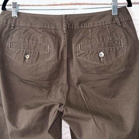 Eddie Bauer Blakely Fit Cropped Wide Leg Pants - Size 10 Office Church School - Picture 3 of 8